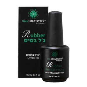 ראבר בייס גוון שקוף - 15 מ”ל Nail Creativity