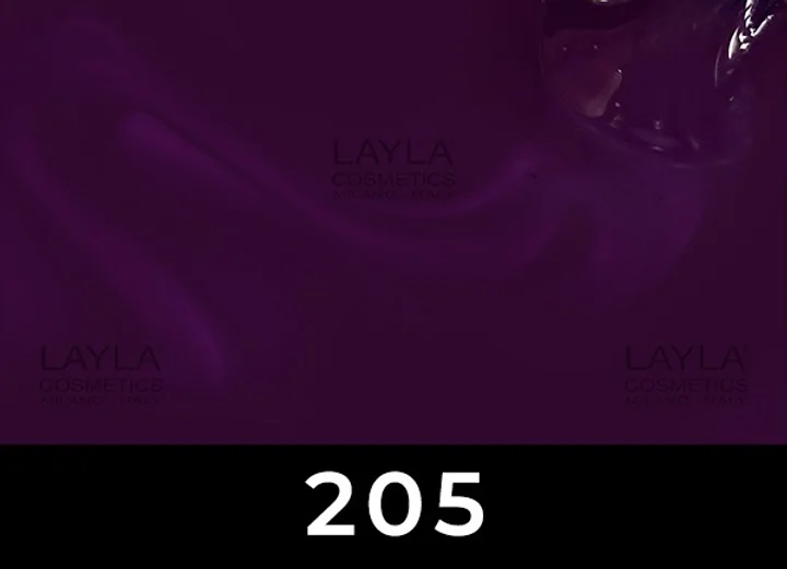 לק גל לילה מילאנו צבע בורדו יין 205