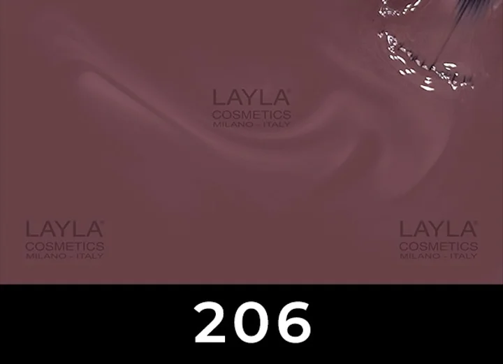 לק גל לילה מילאנו צבע חום קפה 206