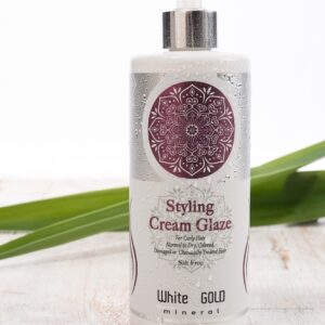 קרם גלייז לעיצוב ופיסול שיער מתולתל מבית WHITE GOLD