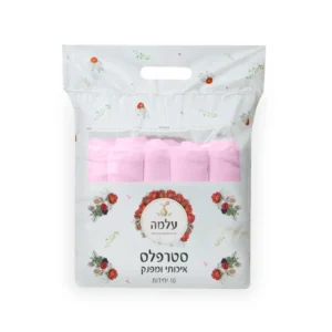 סטרפלס קוסמטי בצבע ורוד עלמה מכיל 10 יחידות