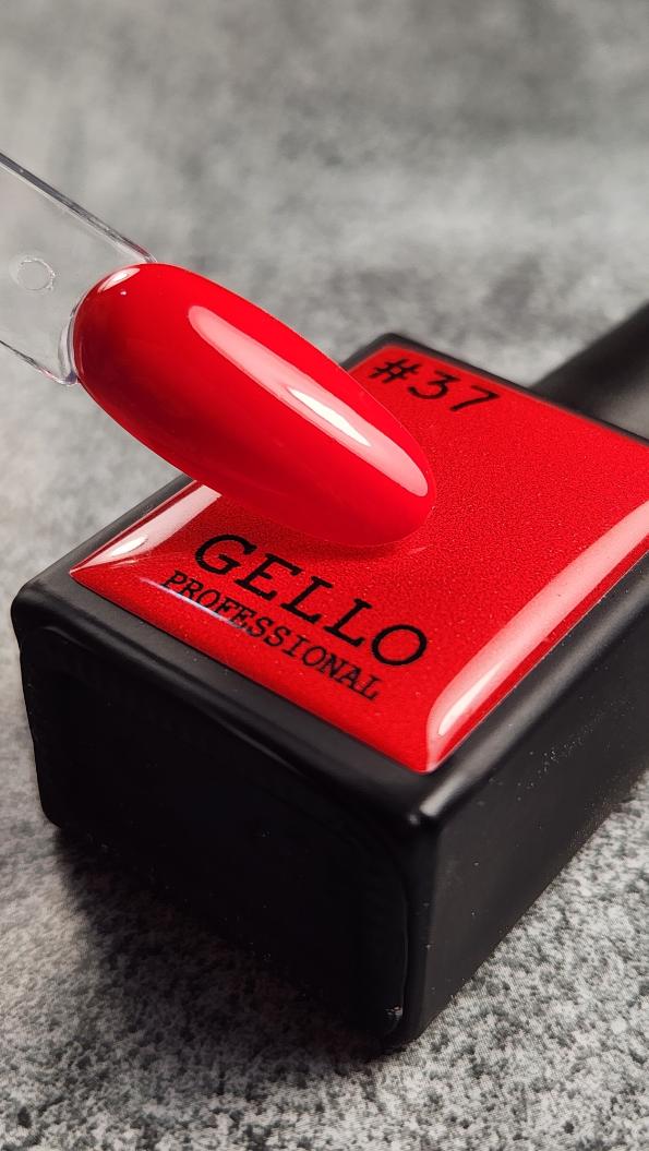 לק גל גלו GELLO מספר 37 צבע אדום קלאסי מגוון הצבעים של גלו נבחר בקפידה על ידי צוות ההדרכה הבינלאומי של חברת לילה מילאנו הגוונים סמיכים, ואטומים במיוחד ומגיעים עם מברשת שקופה ושטוחה במיוחד המאפשרת כניסה נוחה מתחת לקטיקולה ומריחה נוחה וצמודה לחלוטין לתוצאה מושלמת יש למרוח שכבות דקות