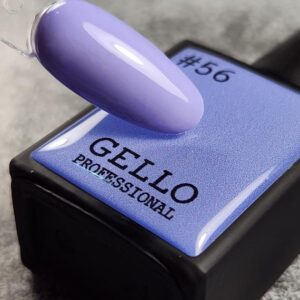 לק גל גלו GELLO מספר 56 צבע סגול מגוון הצבעים של גלו נבחר בקפידה על ידי צוות ההדרכה הבינלאומי של חברת לילה מילאנו הגוונים סמיכים, ואטומים במיוחד ומגיעים עם מברשת שקופה ושטוחה במיוחד המאפשרת כניסה נוחה מתחת לקטיקולה ומריחה נוחה וצמודה לחלוטין לתוצאה מושלמת יש למרוח שכבות דקות