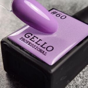 לק גל גלו GELLO מספר 60 צבע סגול מגוון הצבעים של גלו נבחר בקפידה על ידי צוות ההדרכה הבינלאומי של חברת לילה מילאנו הגוונים סמיכים, ואטומים במיוחד ומגיעים עם מברשת שקופה ושטוחה במיוחד המאפשרת כניסה נוחה מתחת לקטיקולה ומריחה נוחה וצמודה לחלוטין לתוצאה מושלמת יש למרוח שכבות דקות