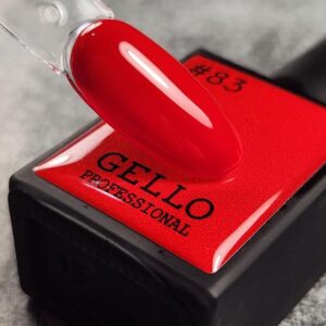 לק גל גלו GELLO מספר 83 צבע אדום ורוד מגוון הצבעים של גלו נבחר בקפידה על ידי צוות ההדרכה הבינלאומי של חברת לילה מילאנו הגוונים סמיכים, ואטומים במיוחד ומגיעים עם מברשת שקופה ושטוחה במיוחד המאפשרת כניסה נוחה מתחת לקטיקולה ומריחה נוחה וצמודה לחלוטין לתוצאה מושלמת יש למרוח שכבות דקות