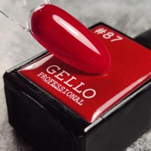 לק גל גלו GELLO מספר 87 צבע בורדו מגוון הצבעים של גלו נבחר בקפידה על ידי צוות ההדרכה הבינלאומי של חברת לילה מילאנו הגוונים סמיכים, ואטומים במיוחד ומגיעים עם מברשת שקופה ושטוחה במיוחד המאפשרת כניסה נוחה מתחת לקטיקולה ומריחה נוחה וצמודה לחלוטין לתוצאה מושלמת יש למרוח שכבות דקות