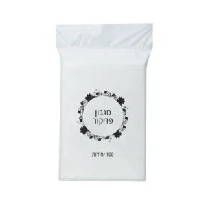נייר פדיקור ללא סיבים דיספובד 100 יחידות