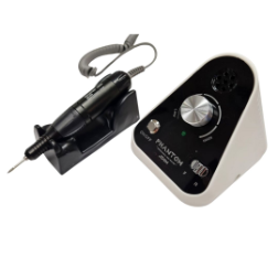 מכונת שיוף פאנטום PHANTOM מכונת שיוף מקצועית לבניית ציפורניים ומניקור, מכונה חזקה ואמינה פשוטה וקלה מאוד לתפעול מנוע חזק ושקט ידית קלה ונוחה וללא רעידות, בקרת מהירות משתנה ושליטה על כיווני הסיבוב, שנה אחריות