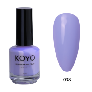 לק רגיל קויו koyo 15 מ"ל תואם למספר לק ג'ל של koyo גוון 038