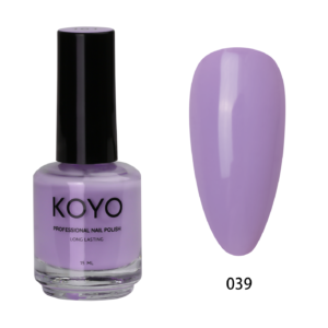 לק רגיל קויו koyo 15 מ"ל תואם למספר לק ג'ל של koyo גוון 039