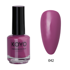 לק רגיל קויו koyo 15 מ"ל תואם למספר לק ג'ל של koyo גוון 042